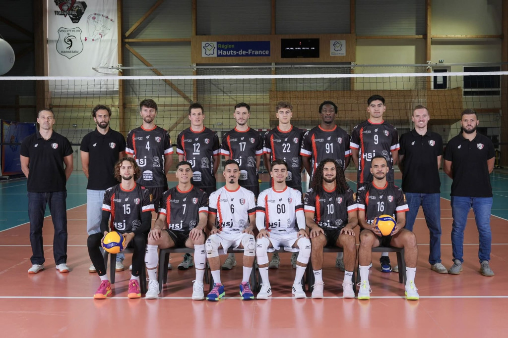 L'équipe Volstar Masculine 2 du Harnes Volley-Ball, saison 2026-2027